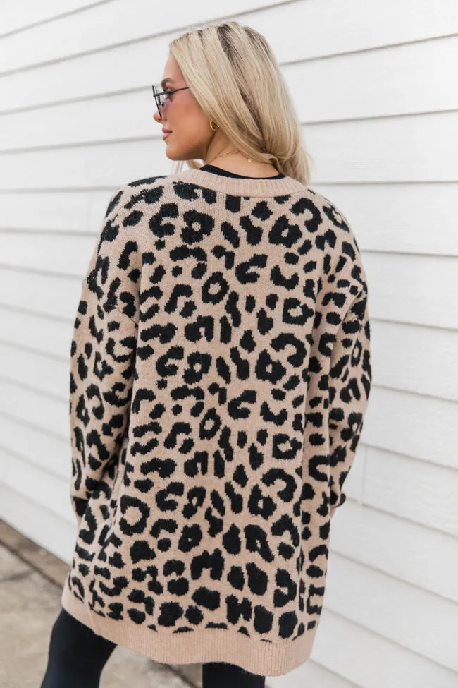 Animal Instincts Leopard Cardigan