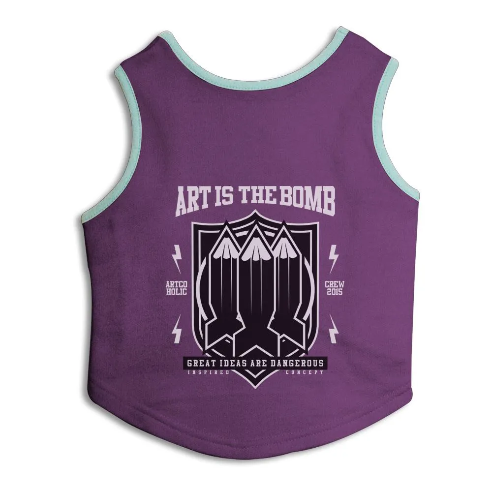 Art Is The Bomb Cat Sweatshirt