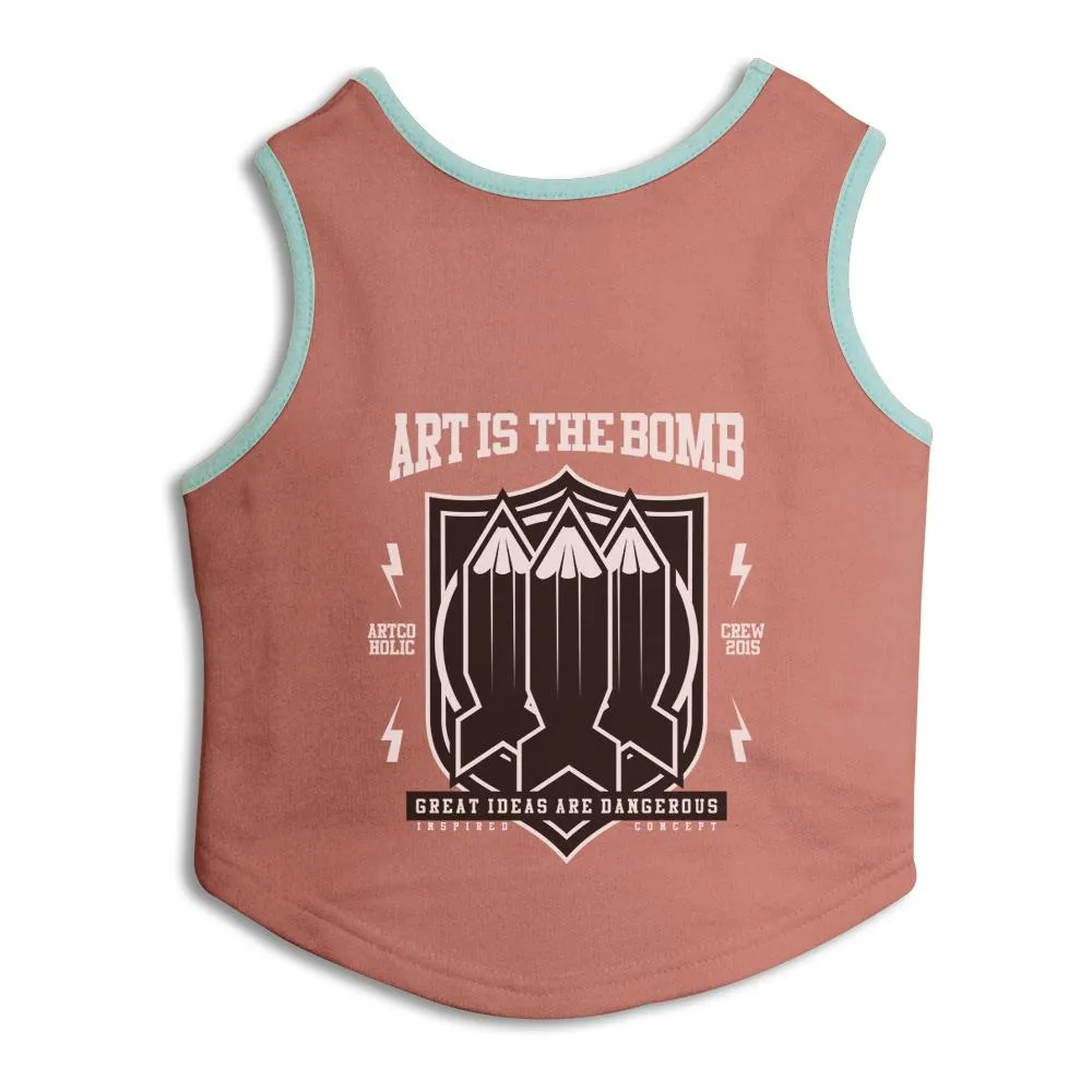Art Is The Bomb Cat Sweatshirt