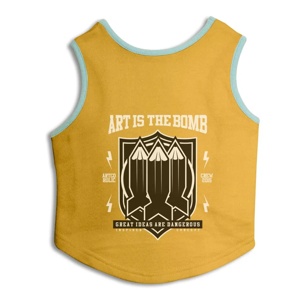 Art Is The Bomb Cat Sweatshirt