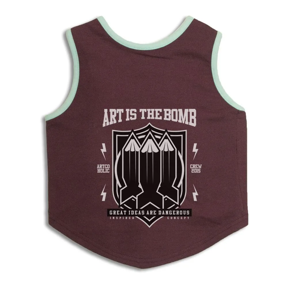 Art Is The Bomb Cat Sweatshirt
