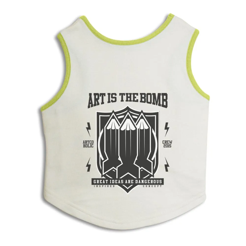 Art Is The Bomb Cat Sweatshirt