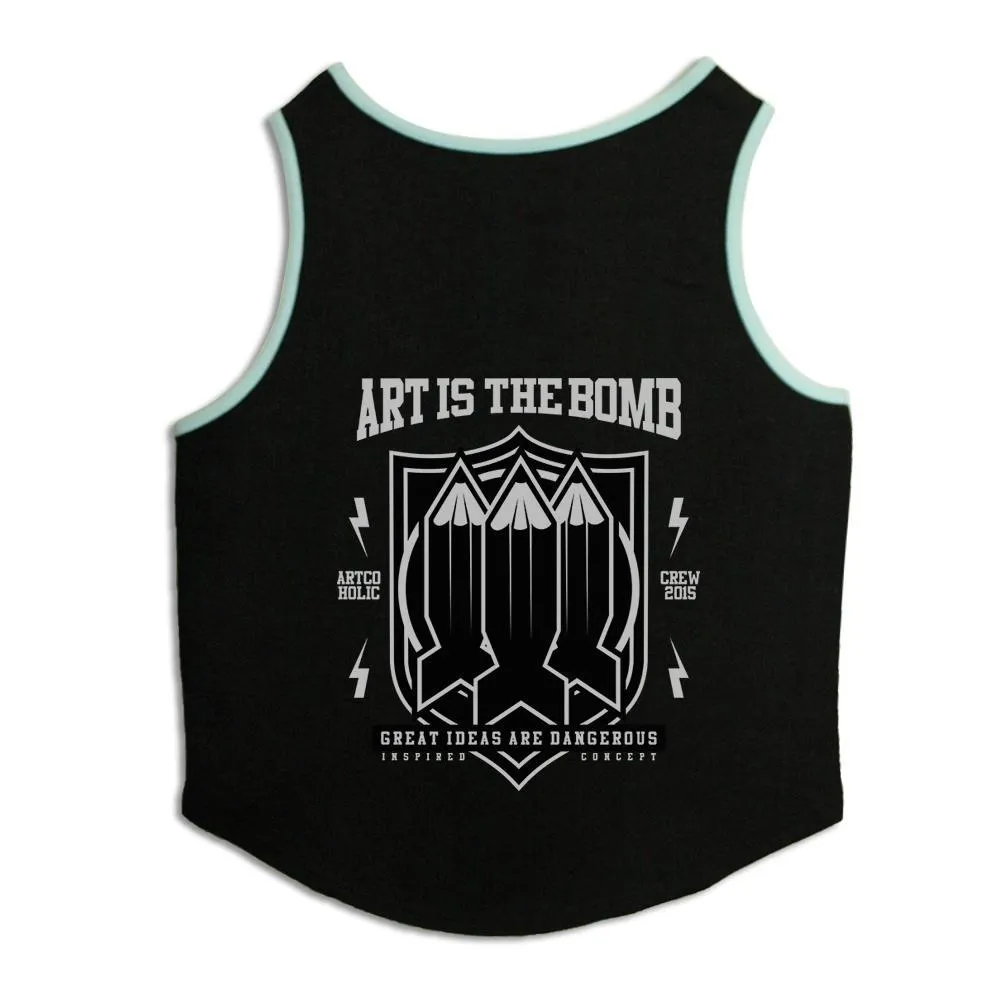 Art Is The Bomb Cat Sweatshirt