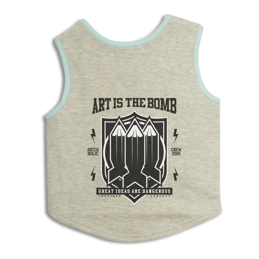 Art Is The Bomb Cat Sweatshirt