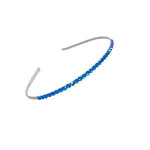 Bari Lynn Crystal Headband - Neon Blue