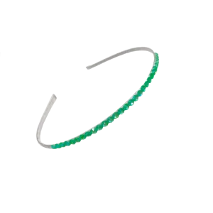 Bari Lynn Crystal Headband - Neon Green