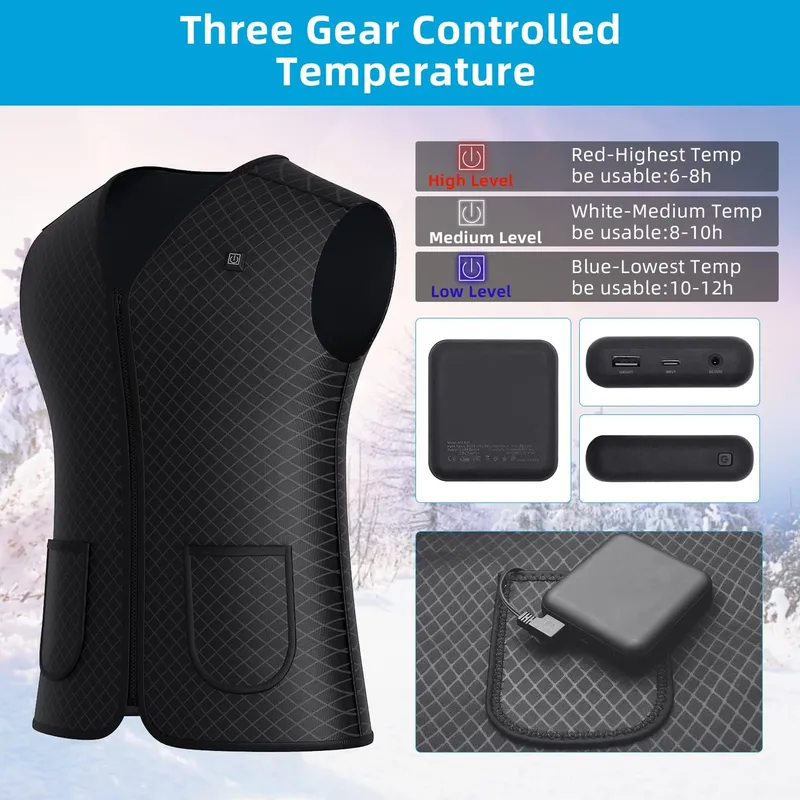 Battery Powered Heated Vest