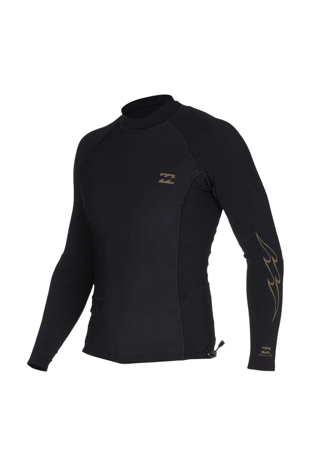 Billabong Mens 1/1mm Revolution Natural Wetsuit Jacket
