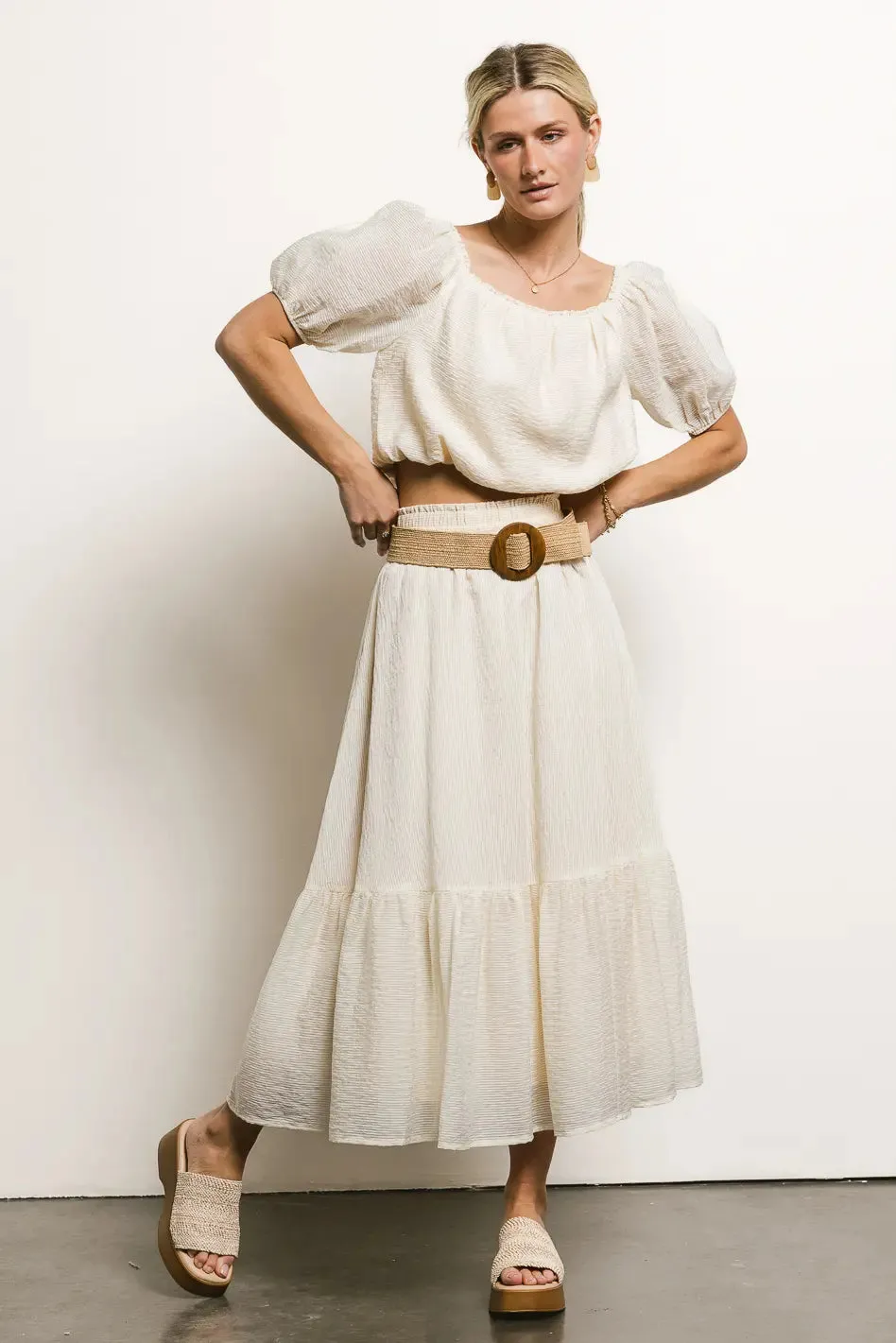 Caroline Striped Skirt - FINAL SALE