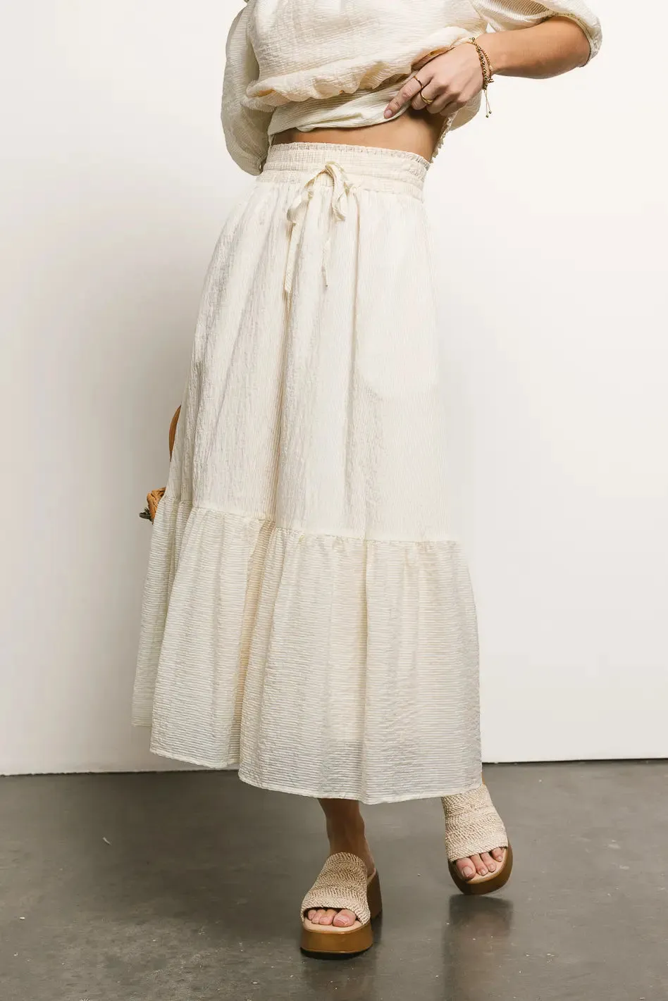 Caroline Striped Skirt - FINAL SALE