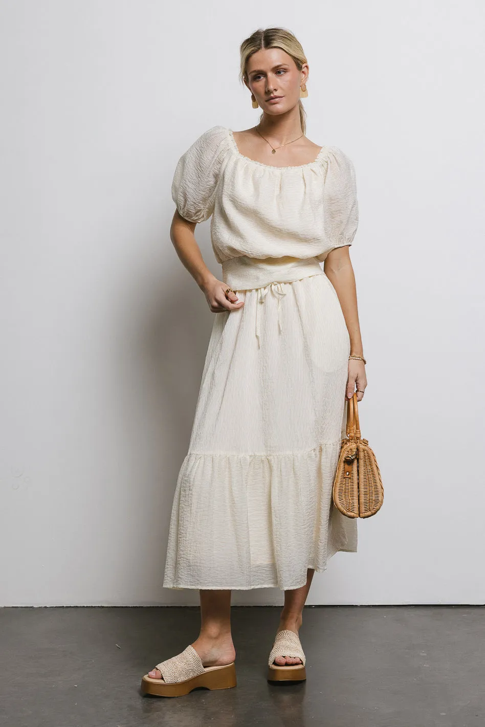 Caroline Striped Skirt - FINAL SALE