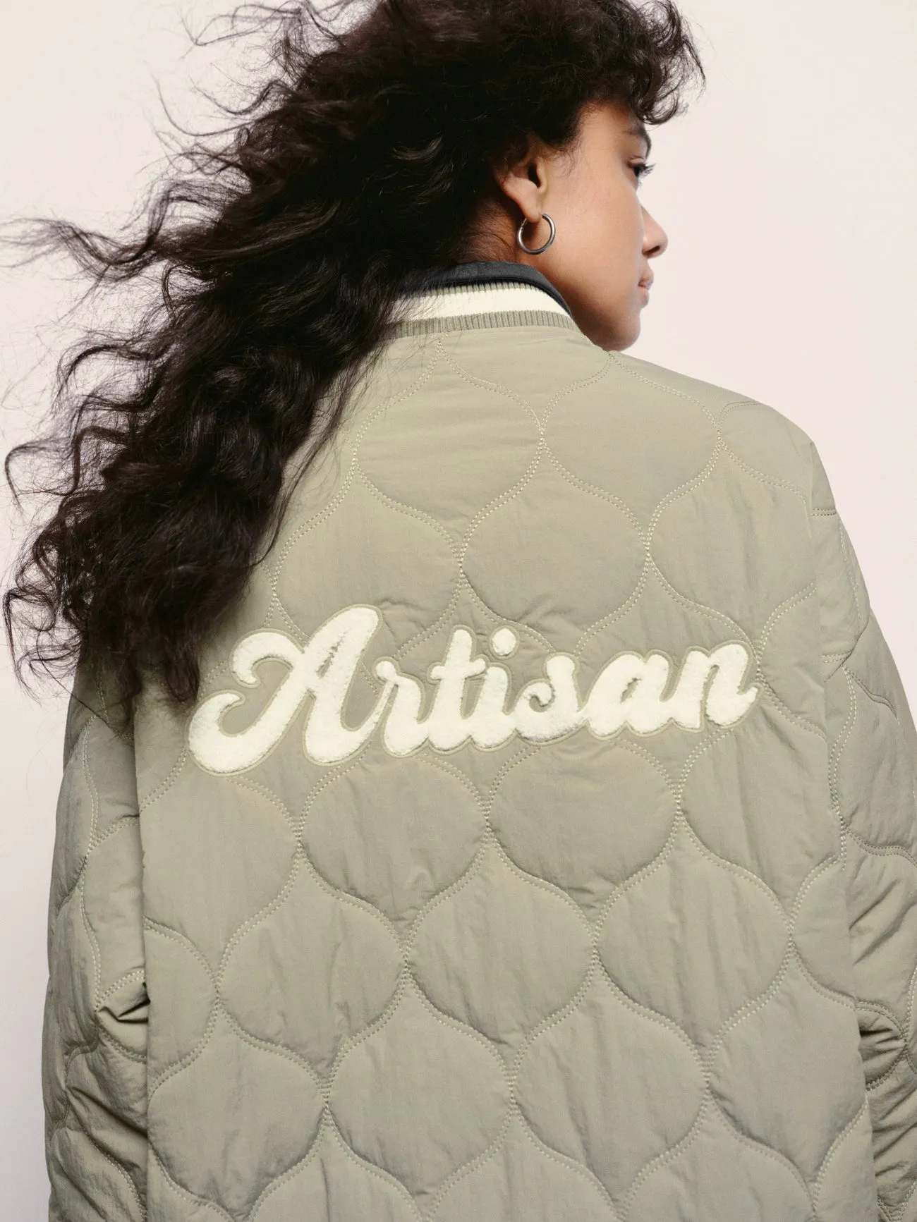 Drawstring Hem Padded Jackets