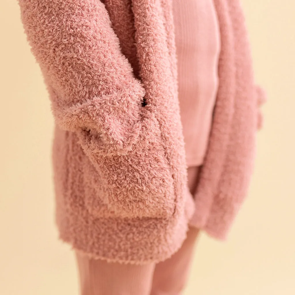Dusty Rose Cuddle Cardigan