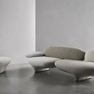 Fully Upholstered Indoor Furniture - Sofa Set - Ozzie