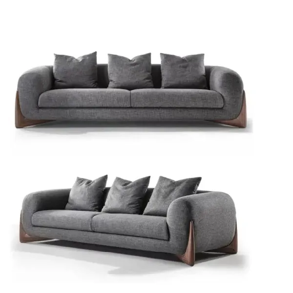 Fully Upholstered Indoor Furniture - Sofa Set - Shaggy