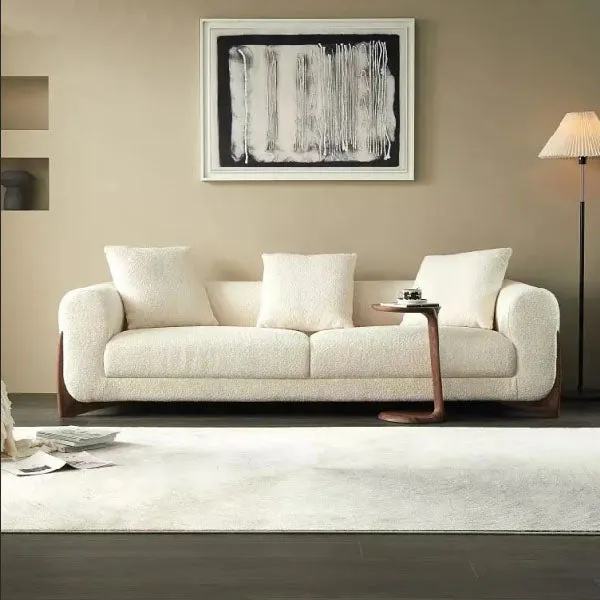 Fully Upholstered Indoor Furniture - Sofa Set - Shaggy