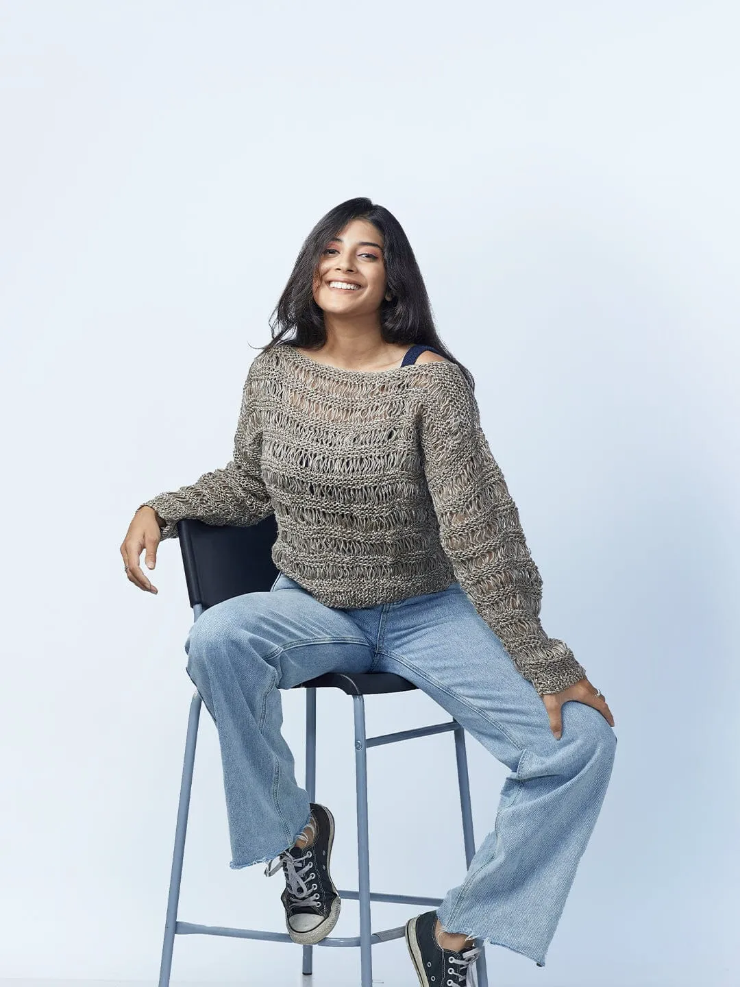 Gypsy Brown Wool Hemp Pullover