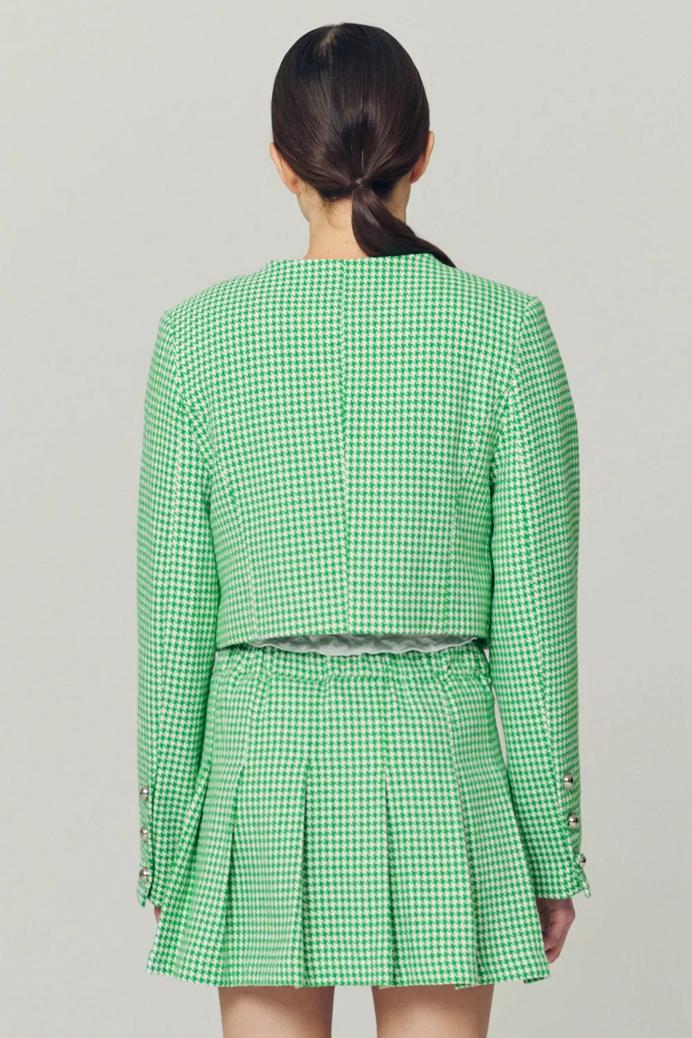 Haley Houndstooth Jacket