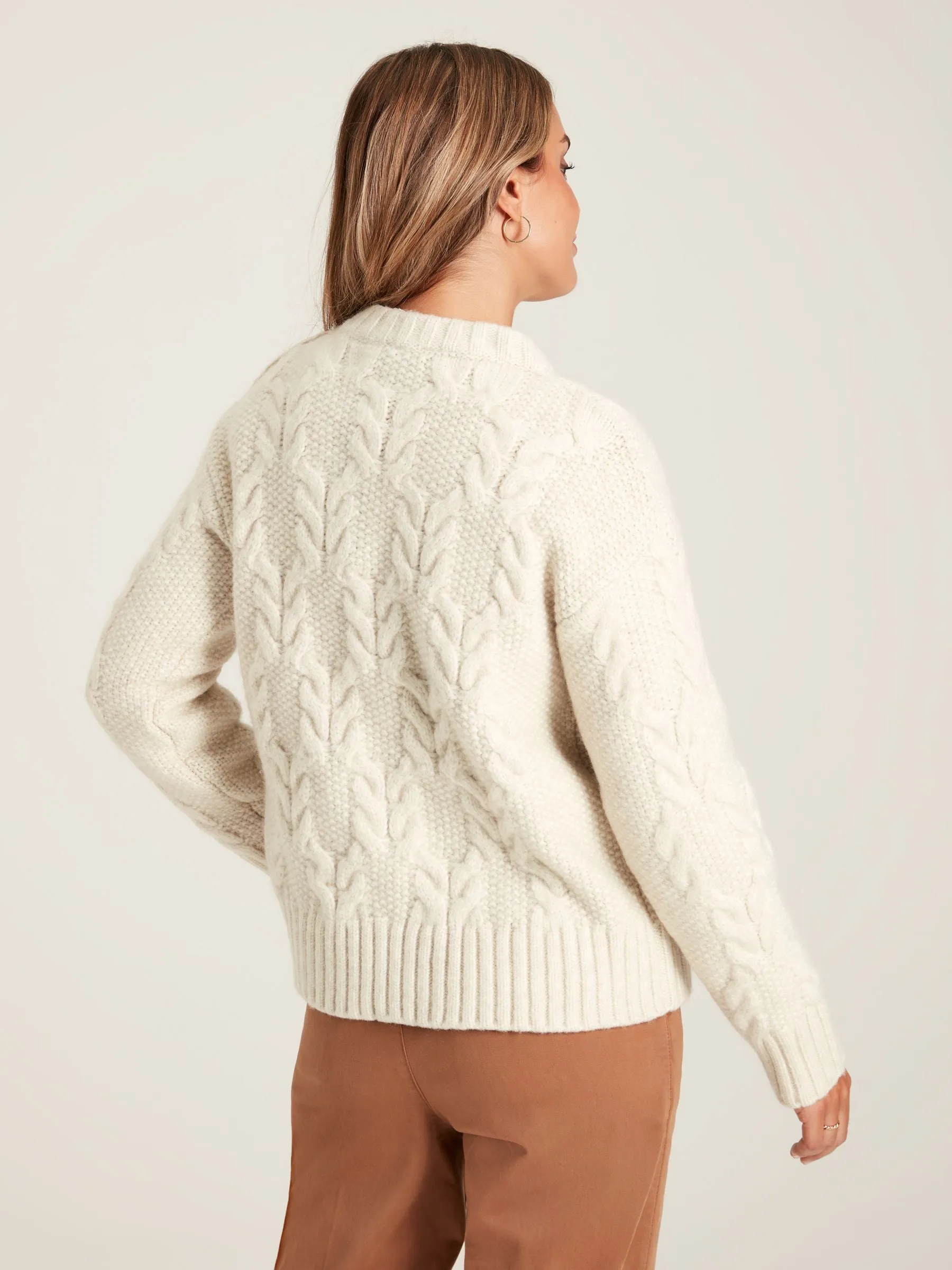 Joules Pippa Cable Knit Jumper