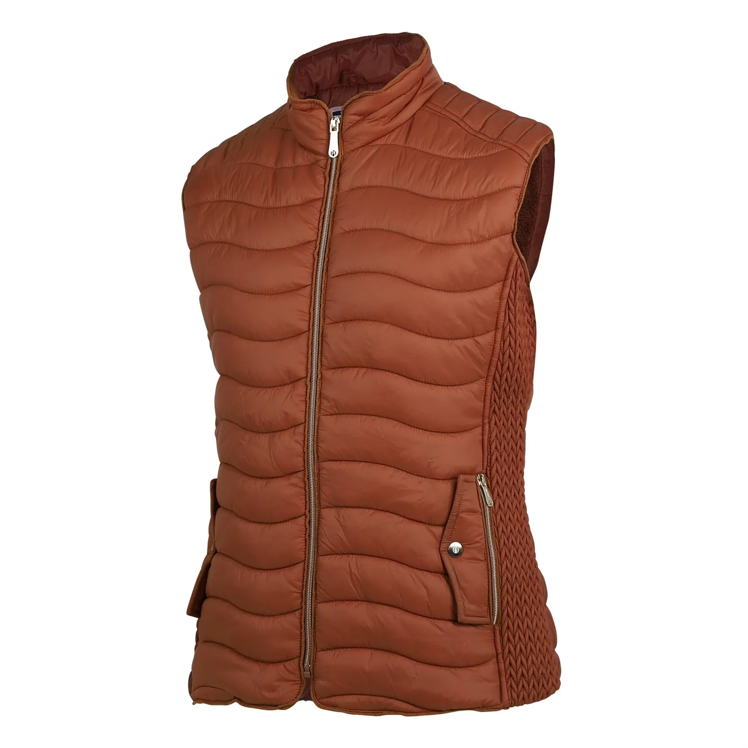 Lee Hanton LV1701 Sleeveless Insulated Sherpa Puffer Vest