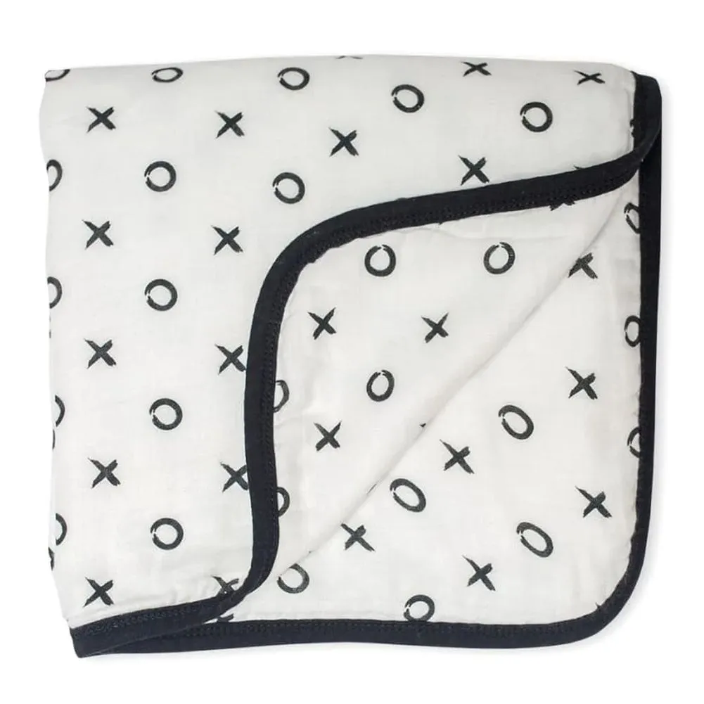Lulujo Deluxe Muslin Quilt - Modern XO