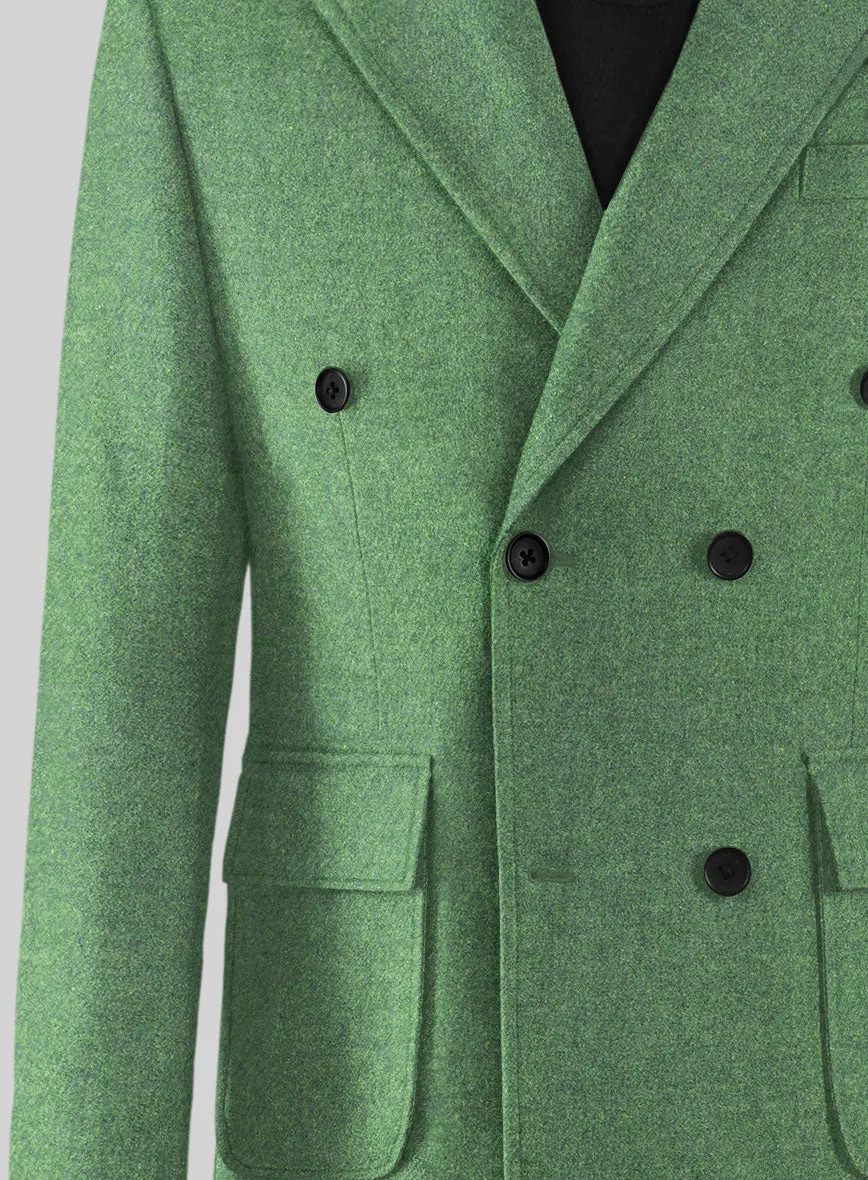 Musto Highlander Heavy Paris Green Tweed Overcoat
