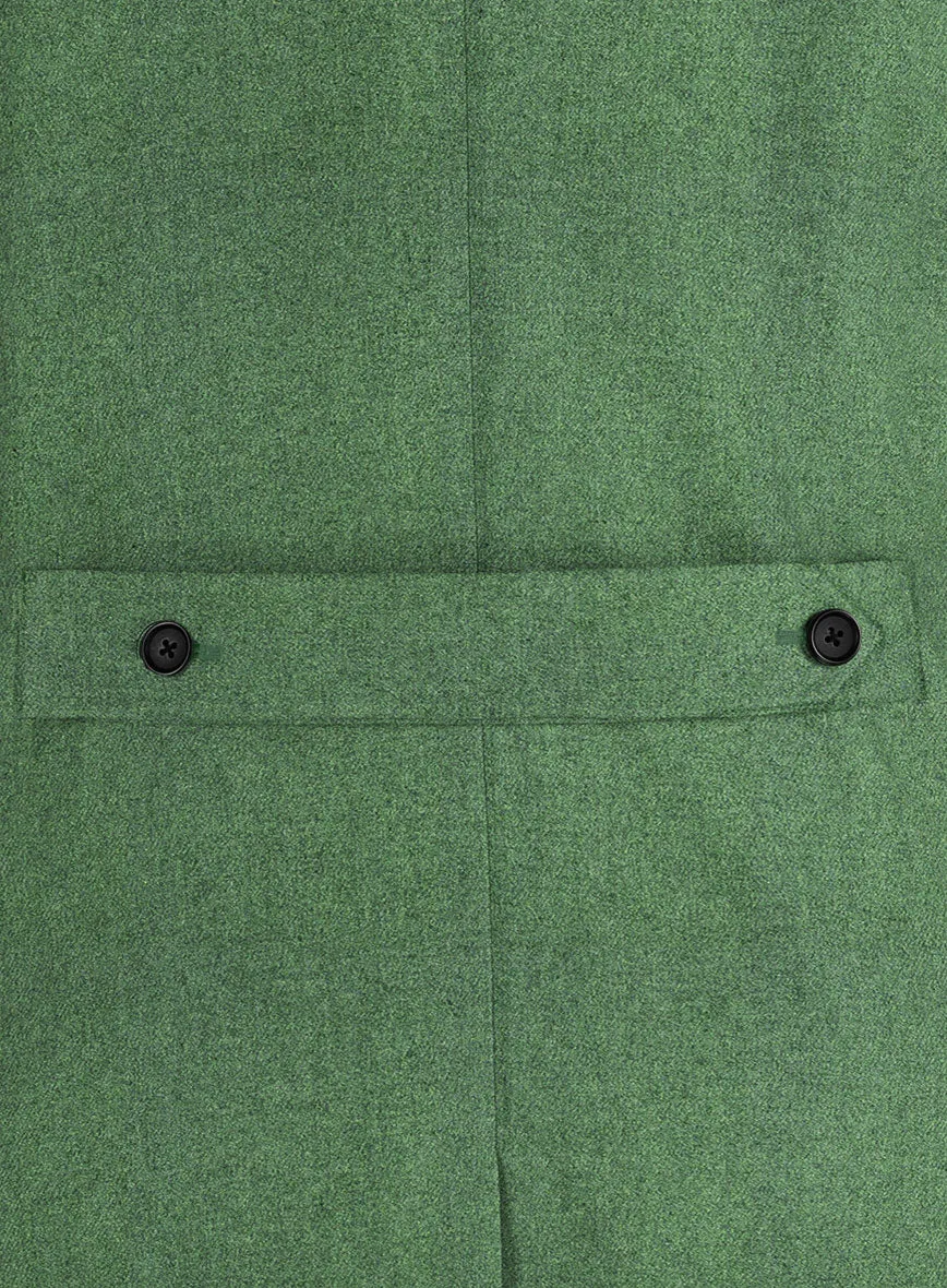 Musto Highlander Heavy Paris Green Tweed Overcoat