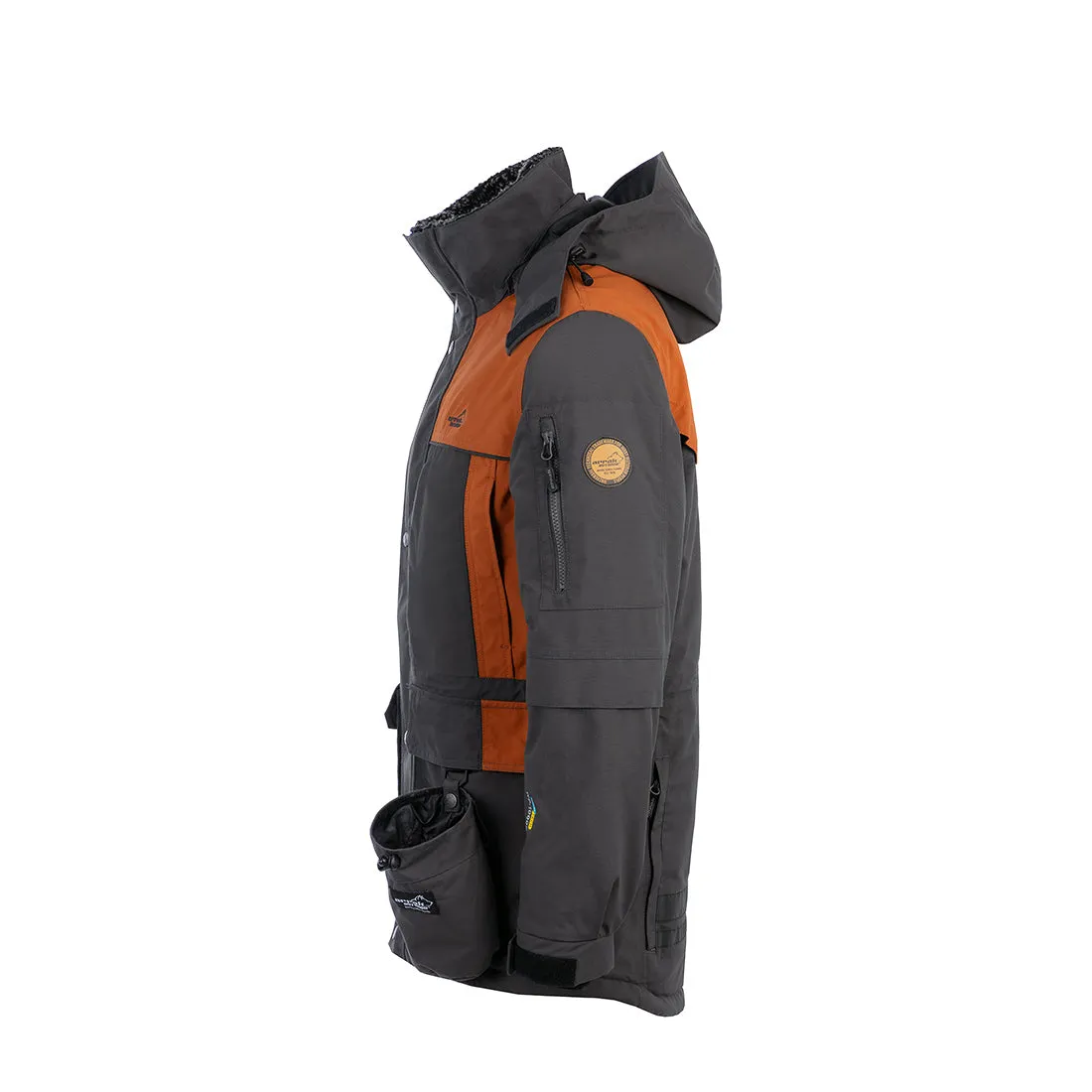 New Waterproof Original Winter Jacket Men (Anthracite/Burnt Orange)