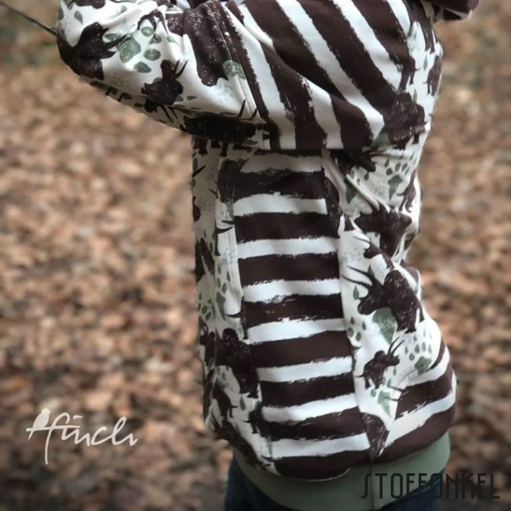 Organic Sweat - Mellow Stripes - Brown