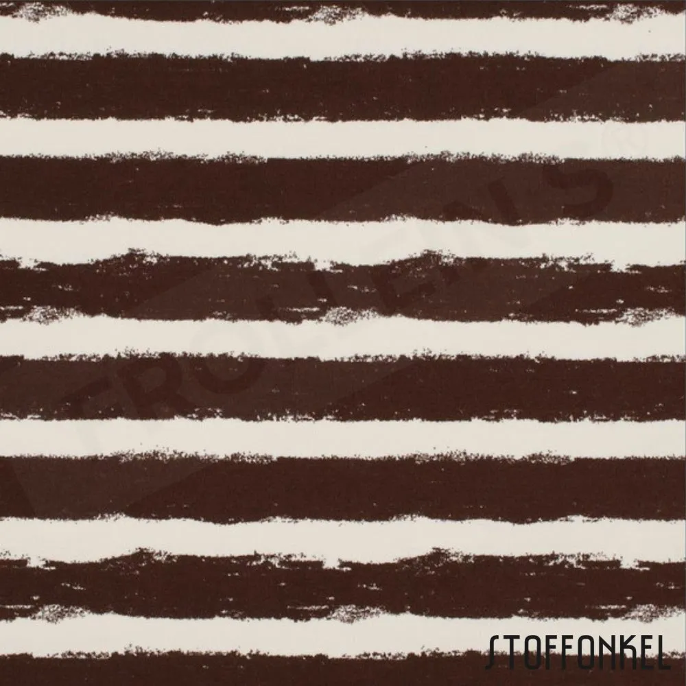 Organic Sweat - Mellow Stripes - Brown