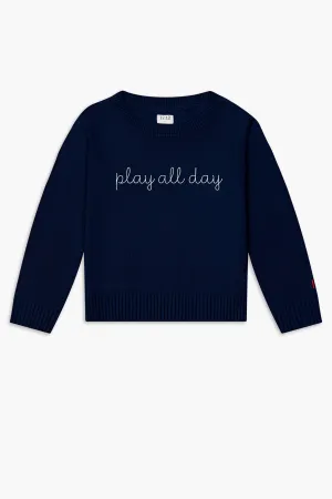 Play All Day Embroidered Sweater
