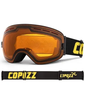 Professional Ski Goggles Double Layers Lens Anti-fog UV400 Big Ski Glasses Skiing Snowboard Men Women Snow Goggles