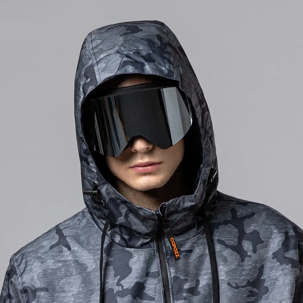 Professional Winter Ski Goggles Magnetic Quick-Change Double Layers Anti-Fog Snowboard goggles Men Women Ski Equipment