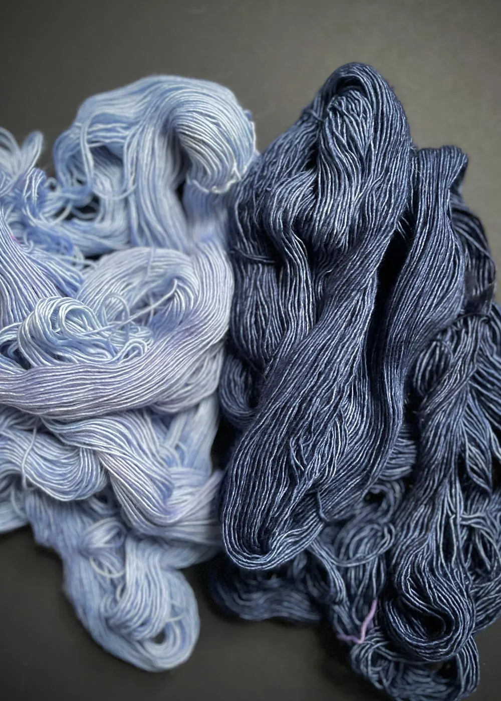 Prosper Yarn. Beaut Merino Single Fingering. Aster Blue