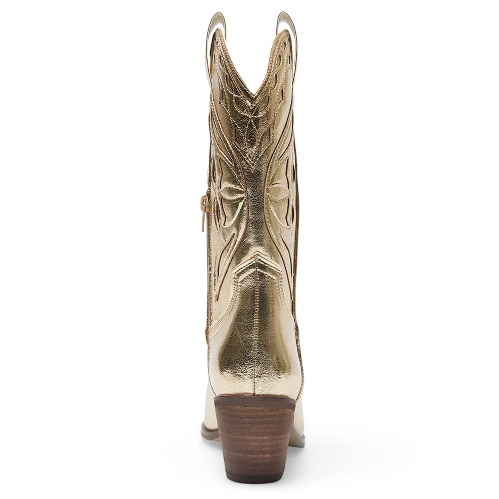 Rodeo Boot in Soft Gold