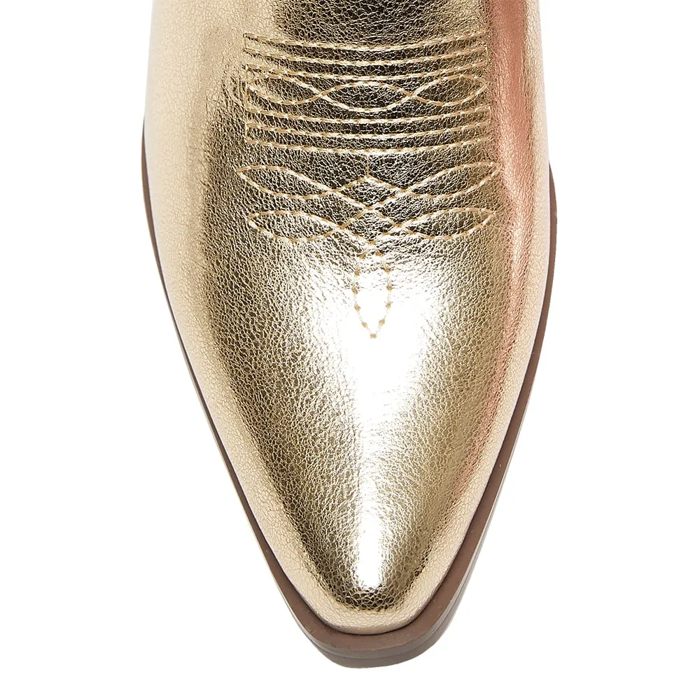 Rodeo Boot in Soft Gold