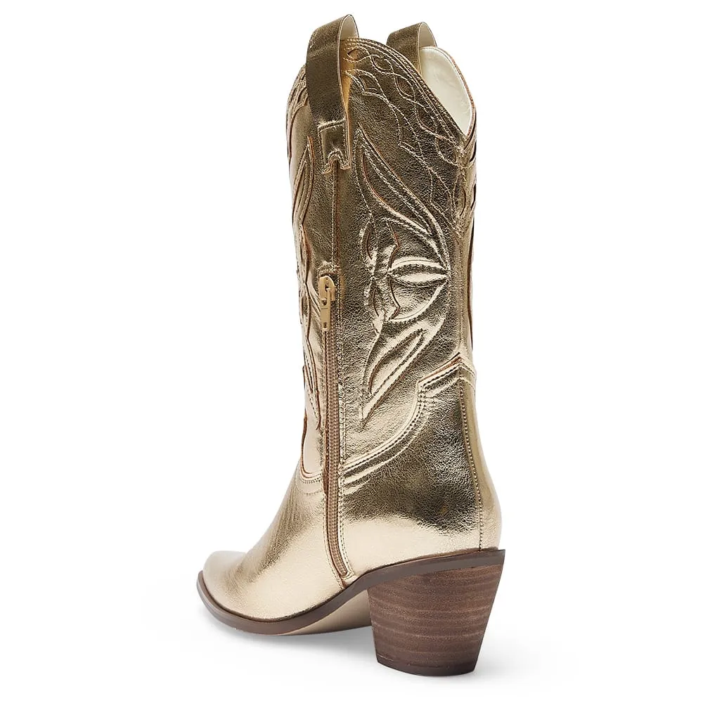 Rodeo Boot in Soft Gold