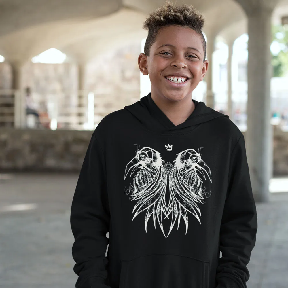 Royal Raven Youth Hoodie