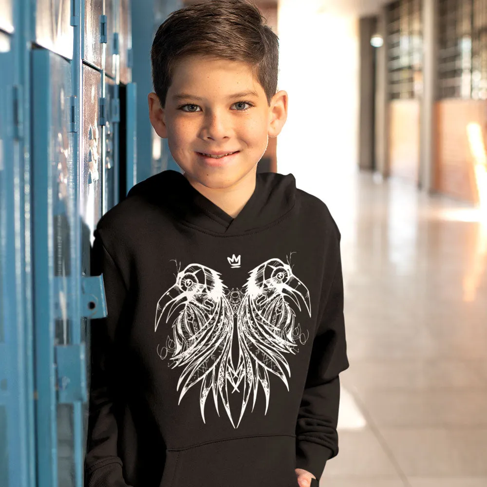 Royal Raven Youth Hoodie