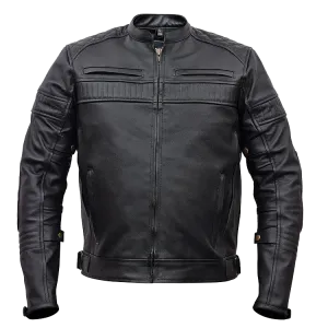 VL513 Vance Leather Men's Padded/Vented Scooter Jacket