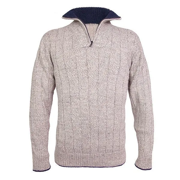 Zip neck jumper
