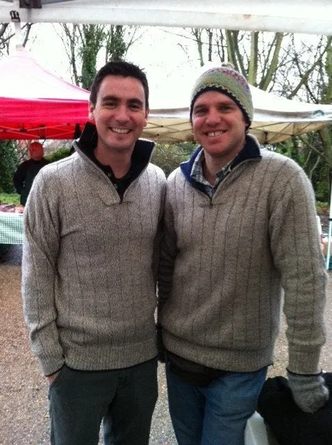 Zip neck jumper
